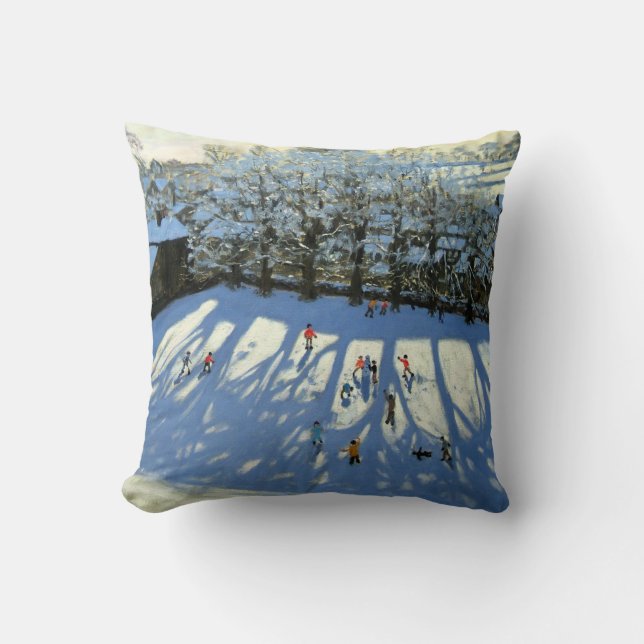 Tideswell Derbyshire Throw Pillow (Front)