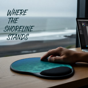 Tideworn Sky Gel Mouse Pad