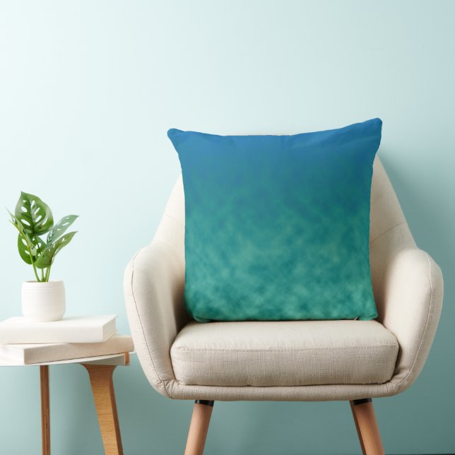 Tideworn Sky Throw Pillow (Chair)