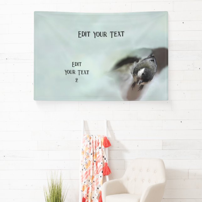 Tidi my Bird the Parus Major Banner (Insitu)