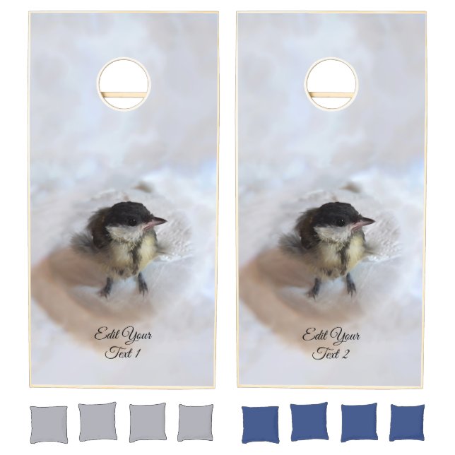 Tidi my Bird the Parus Major Cornhole Set (Set)