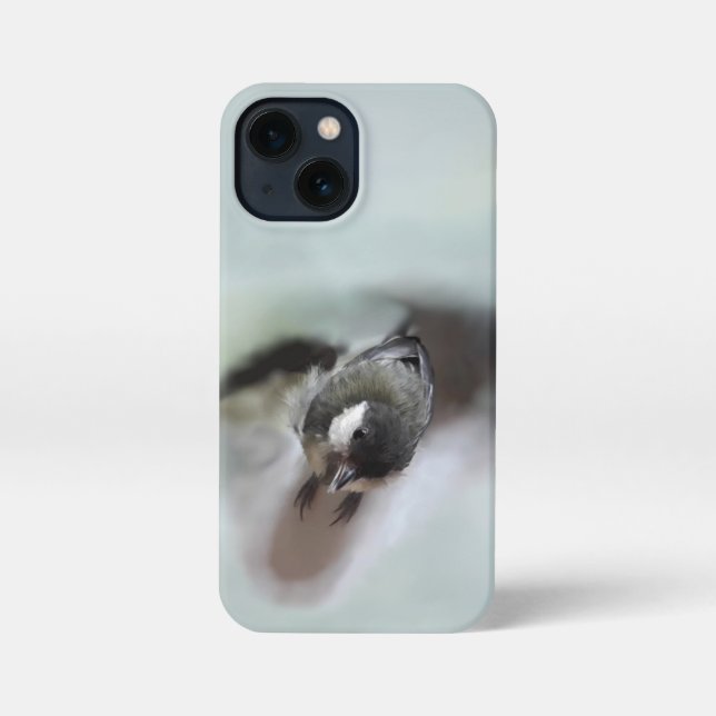 Tidi my Bird the Parus Major iPhone Case (Back)