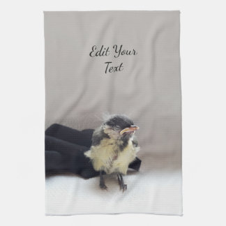 Tidi my Bird the Parus Major Kitchen Towel