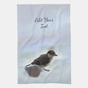 Tidi my Bird the Parus Major Kitchen Towel