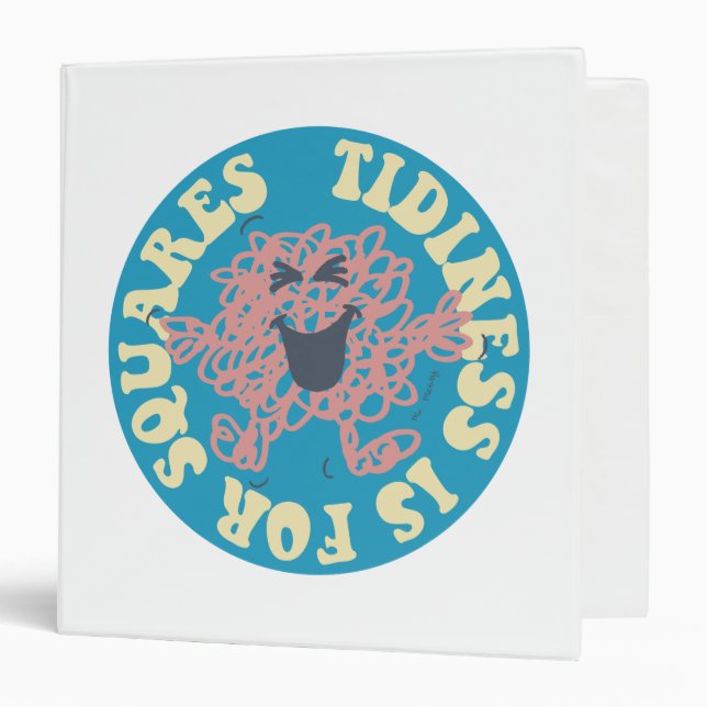 Tidiness Is For Squares 3 Ring Binder (Front/Inside)