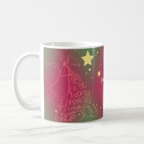 tidings of great joy Angel Christmas Mug