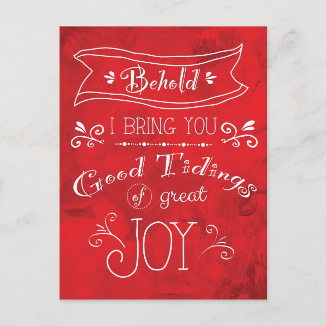 Tidings of Joy by Jan Marvin Postcard (Front)