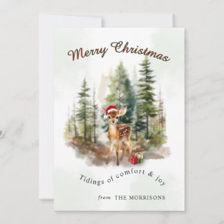 Tidings of Joy Christmas Greeting Card