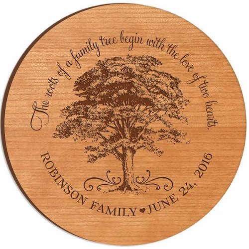 Tidy Our Family Tree 12 Cherry Lazy Susan