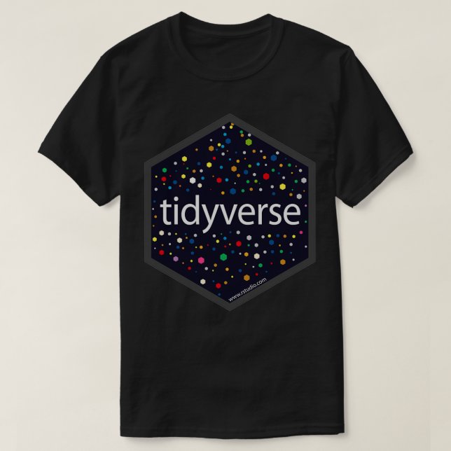 Tidyverse RStudio DataScience T-Shirt (Design Front)