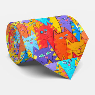 Tie - 023 - Cat Pack - Neck Tie