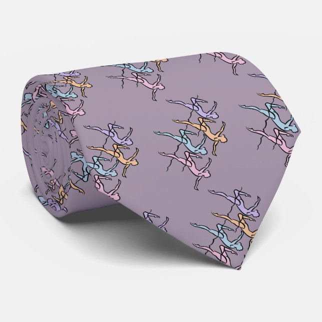 Tie #1 Fan - Pastel Colors lanender (Rolled)