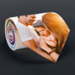 Tie 6 Photo Template Edge Printed<br><div class="desc">Personalized edge printed tie with 6 of your photos. Wear it proudly to family outings.</div>