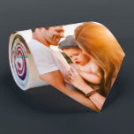 Tie 6 Photo Template Edge Printed<br><div class="desc">Personalized edge printed tie with 6 of your photos. Wear it proudly to family outings.</div>