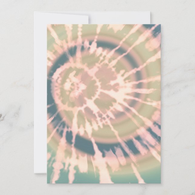 Tie and dye thank you card (Front)