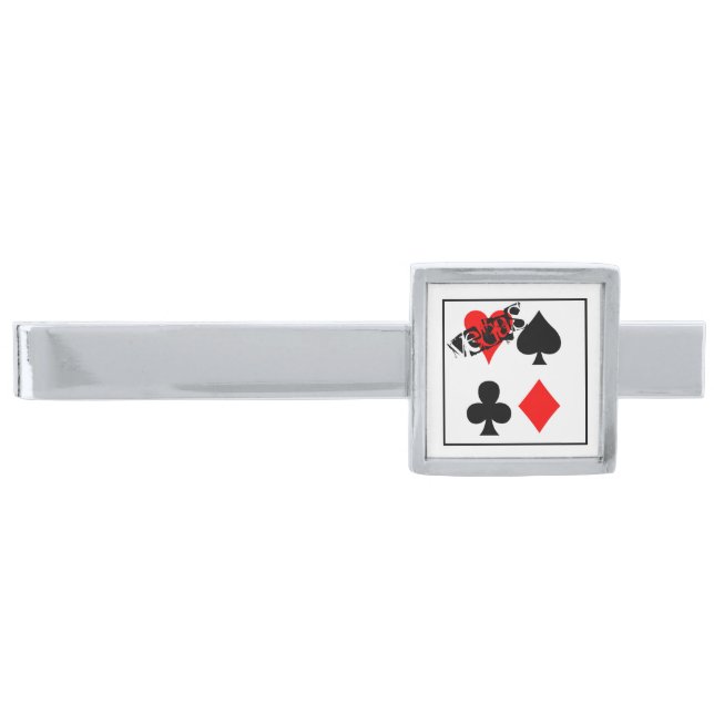 Tie Bar-Vegas Silver Finish Tie Bar (Front)