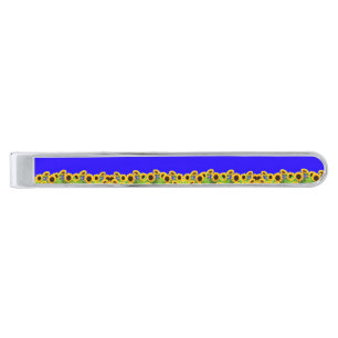 Tie Bar with Sunflowers