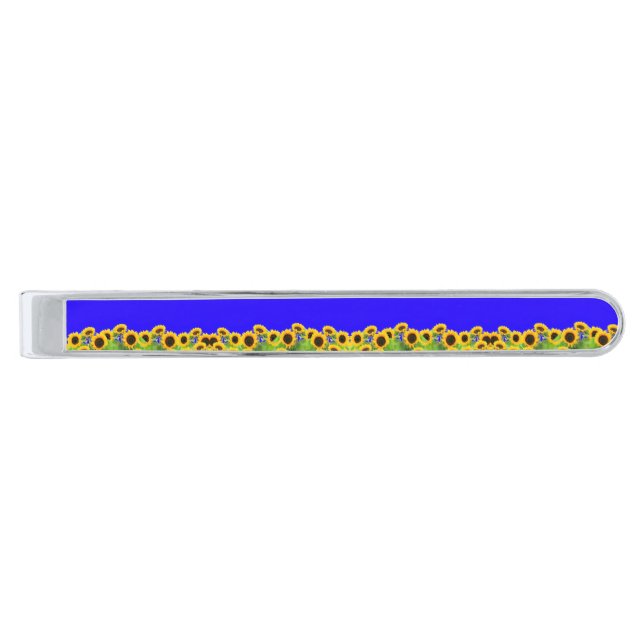 Tie Bar with Sunflowers (Front)
