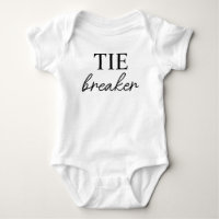 Tie Breaker custom brand. Pregnancy Baby Announcem