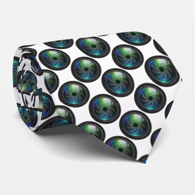 Tie/Camera Lens Neck Tie (Rolled)