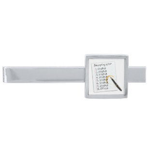 TIE CLIP VODKA SHOPPING LIST