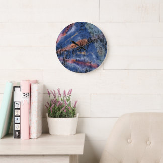 Tie Die Wall Clock