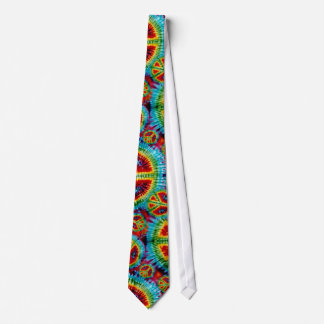 Tie Died Psychedelic Peace Signs Ties