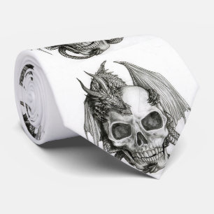 Tie/Dragon Skulls Tie