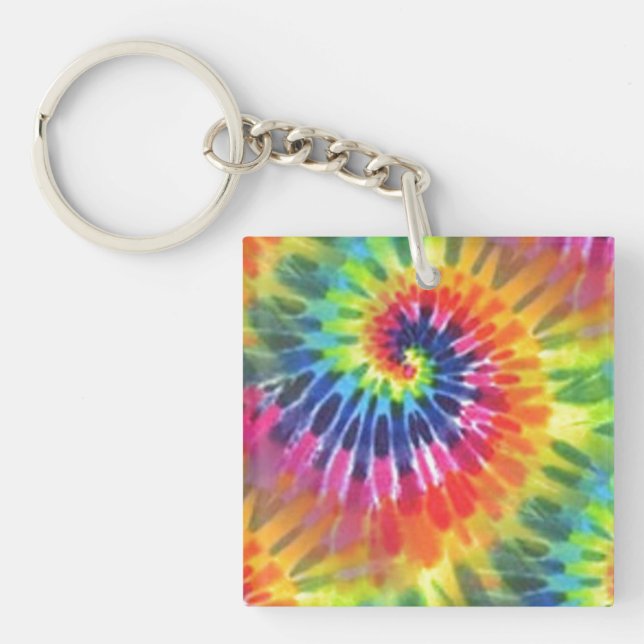 Tie Dye 2 Keychain (Front)