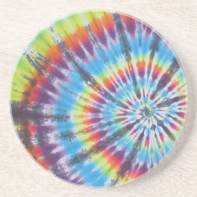 Tie Dye 2 - Most Popular Sandstone Coaster (Front)