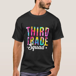 Tie Dye 3D Grade Squad Student Teacher Back To Sch T-Shirt