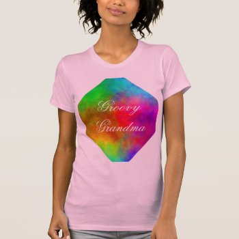 Tie-dye Abstract T-shirt by StuffOrSomething at Zazzle