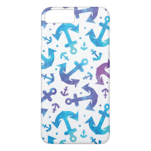 Tie Dye Anchor Pattern 2 iPhone 8 Plus/7 Plus Case