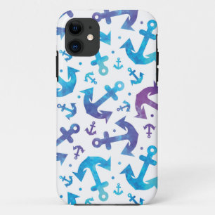 Tie Dye Anchor Pattern 2 iPhone 11 Case