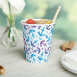 Tie Dye Anchor Pattern Paper Cups