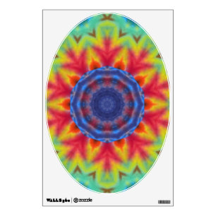 Tie Dye - Art for Your Toilet Wall Decal