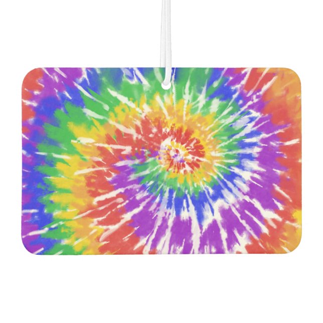 Tie Dye Auto Accessories Air Freshener (Front)