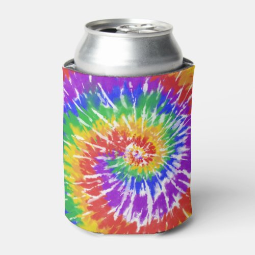 Tie Dye Auto Accessories Can Cooler