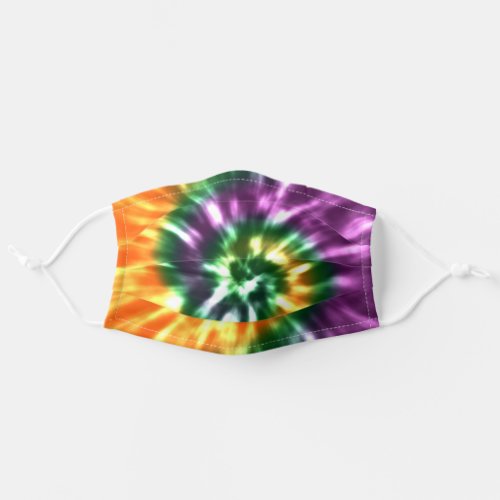 Tie Dye Autumn Colors for Fall Adult Cloth Face Mask