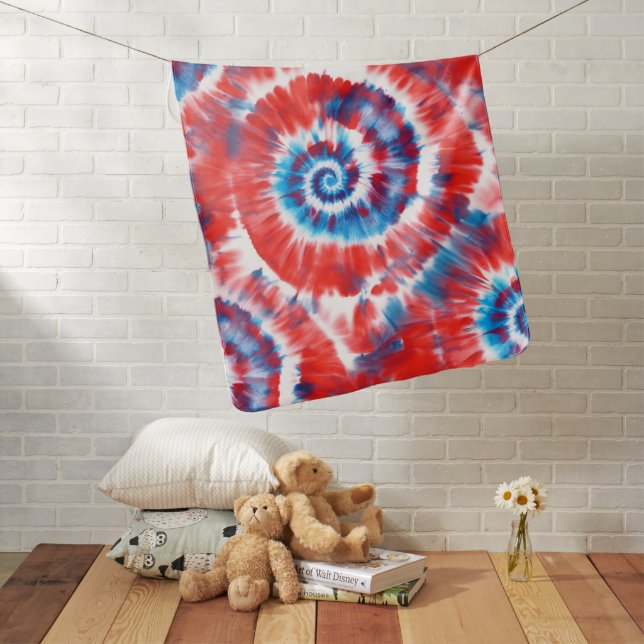 Tie-Dye Baby Blanket (In Situ)