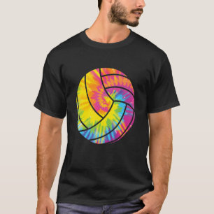 Tie Dye Beach Volleyball   Retro Setters Players C T-Shirt