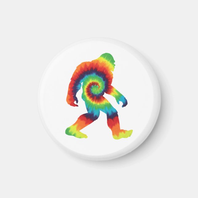 Tie Dye Bigfoot   Magnet (Front)
