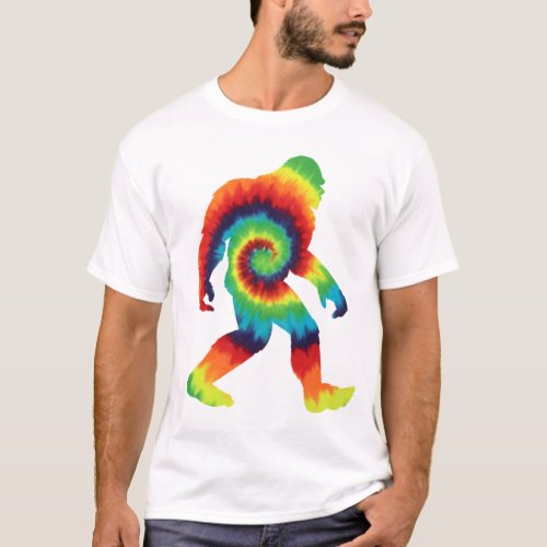 Tie Dye Bigfoot T_Shirt