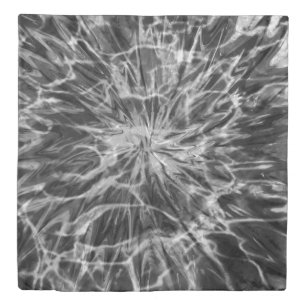 TIE DYE BLACK WHITE DUVET COVER