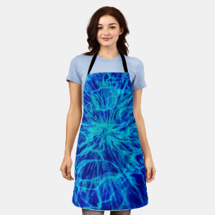TIE DYE BLUE APRON