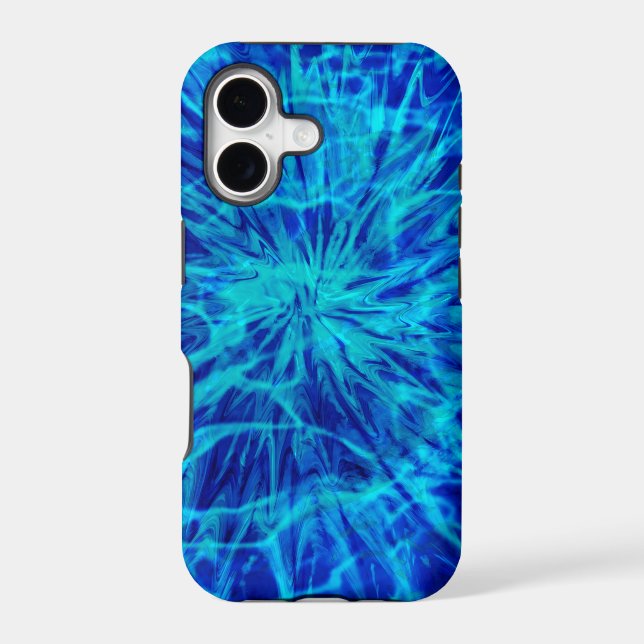 TIE DYE BLUE   IPHONE CASE (Back)