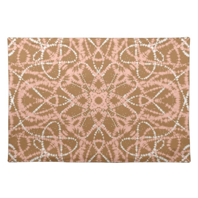 Tie Dye Bohemian Boho MOD Hippy Cloth Placemat (Front)