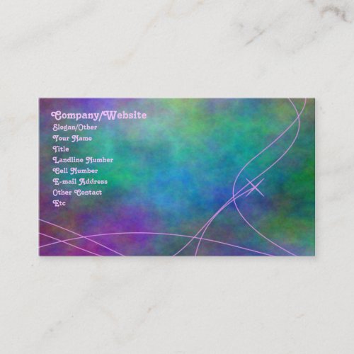 Tie-Dye Business Cards
