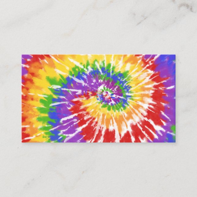 Tie Dye  Business Card (Front)