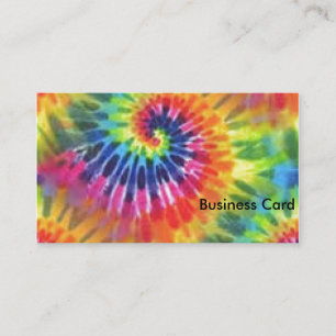 Tie Dye Business Card